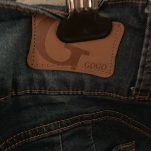 high waisted blue skinny jeans